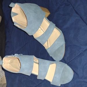 Light blue heels